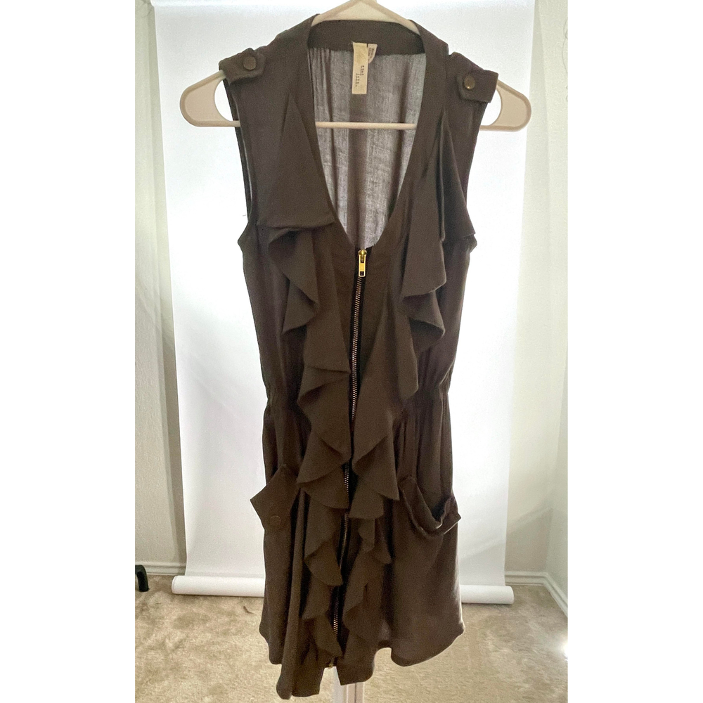 Tini Lili Green Ruffle Romper